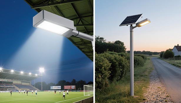 Flood Light vs Street Light